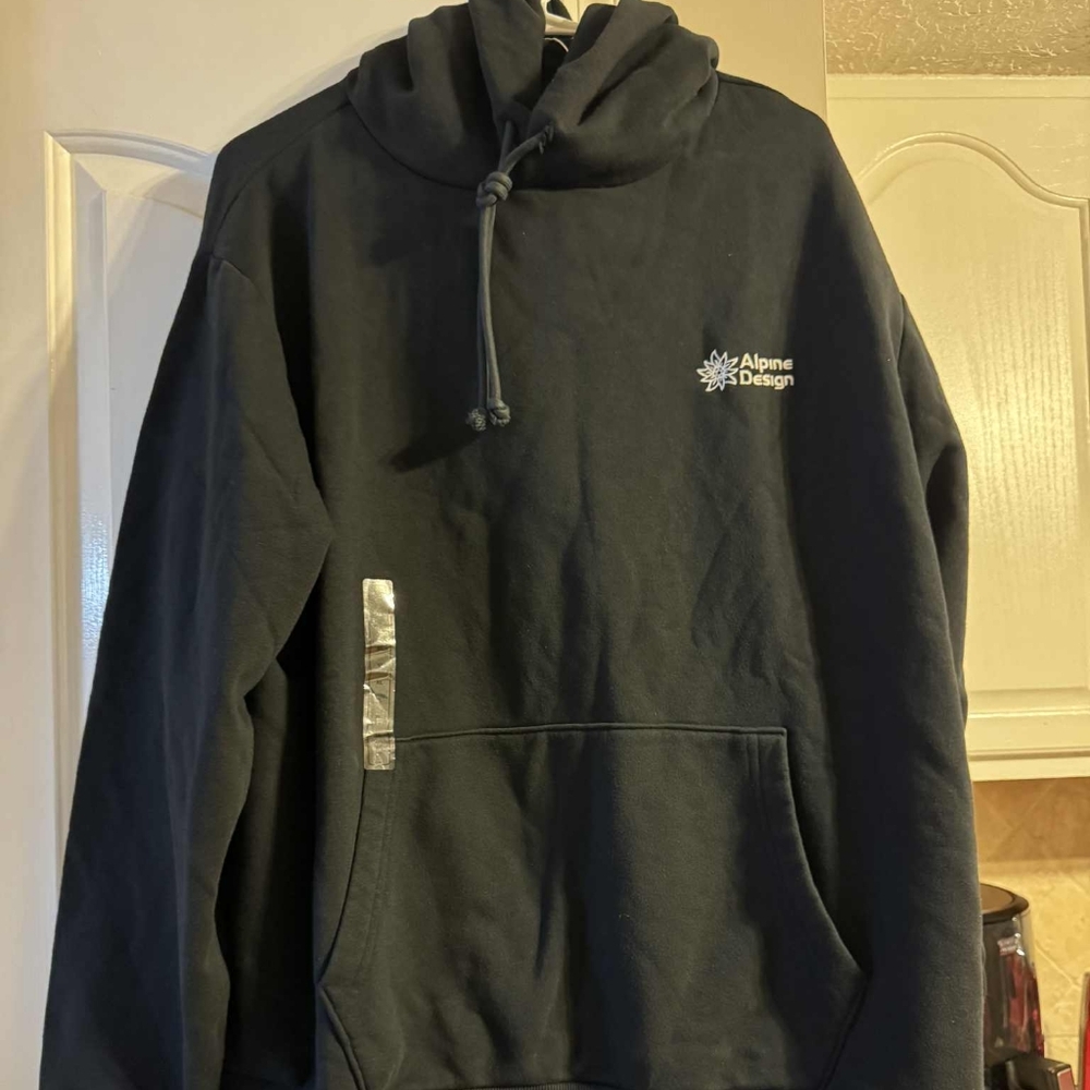 Alpine Design Men's Black Hoodie